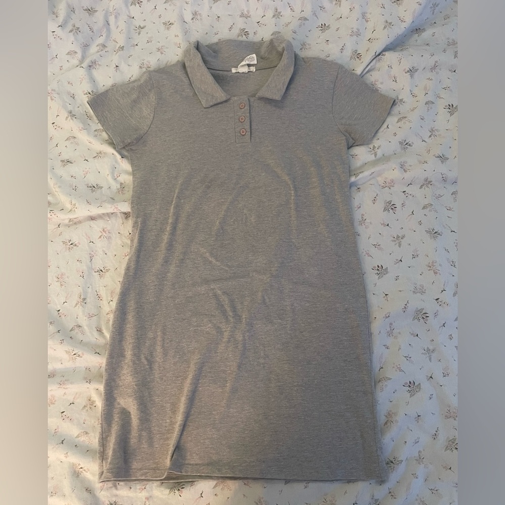 tillys girls grey polo dress